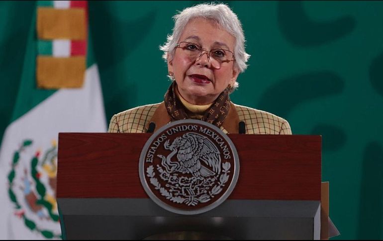 Sánchez Cordero fue entrevistada al término de la inauguración de la exposición fotográfica 