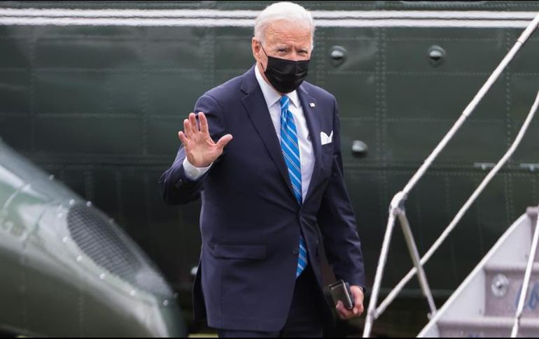 Joe Biden expresó su deseo de continuar trabajando estrechamente y ahondar la colaboración con Canadá. EFE/O. Contreras