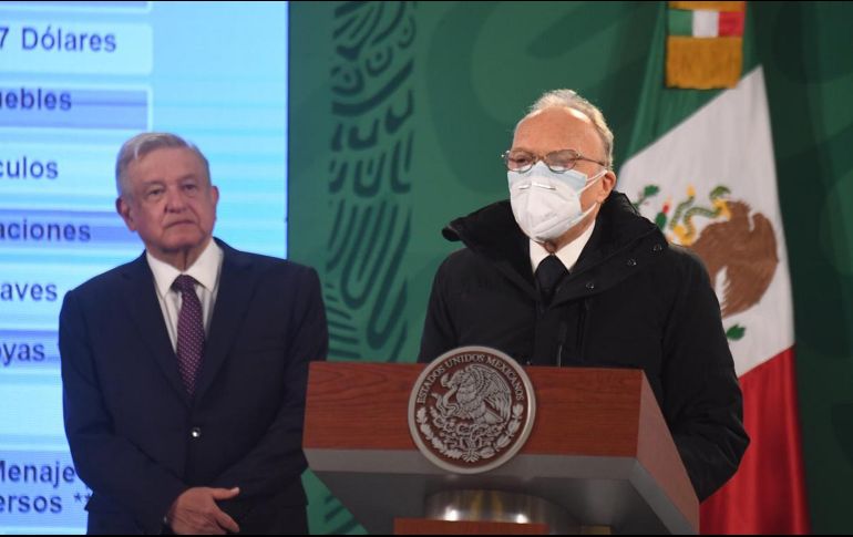 AMLO aseguró que Alejandro Gertz Manero (der) es un hombre recto, íntegro y con carácter.