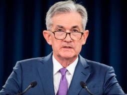 El presidente de la Fed, Jerome Powell, ofrece una conferencia de prensa. EFE/J. Lo Scalzo