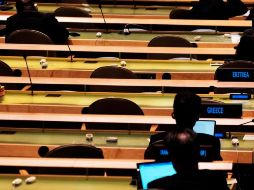 Delegados en la 76 Asamblea General de la ONU que se celebra en Nueva York. EFE/S. Platt