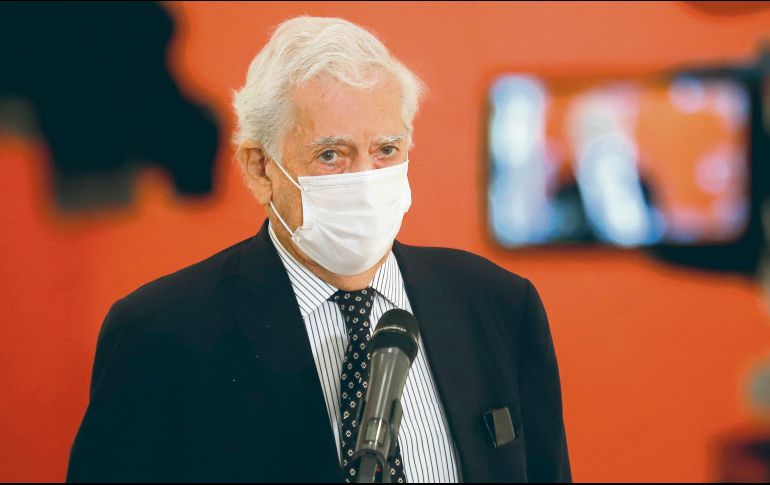 Vargas Llosa inauguró ayer el evento en el paraninfo de la Universidad de Guadalajara. ESPECIAL