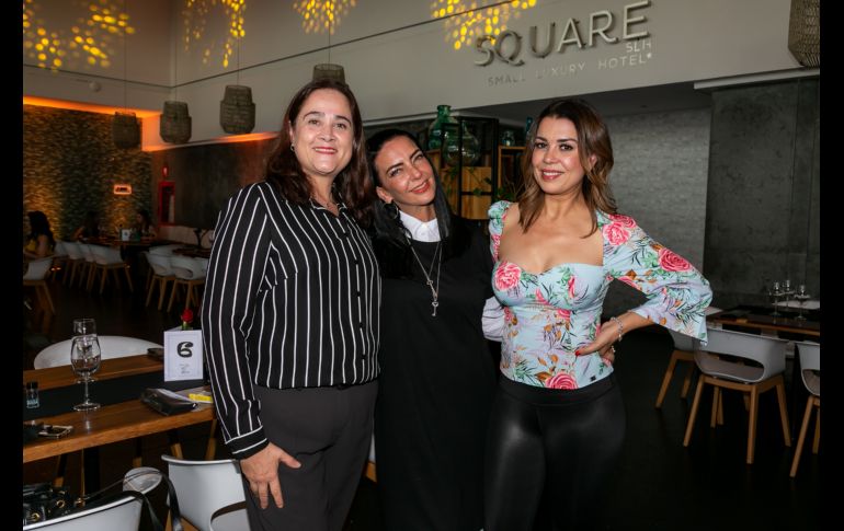 Ana T Cervantes, Laura Gómez Haro y Karla Arroyo
