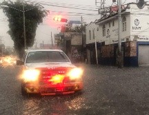 Las inundaciones causaron tráfico y la interrupción del servicio de transporte público. TWITTER/@PCTlaquepaque