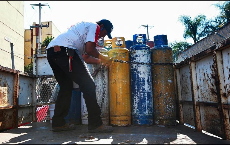 En algunos lugares de la alcaldía de Iztapalapa el gas licuado de petróleo (LP) se este sábado se comercializa en 21.00 pesos el kilogramo. EL INFORMADOR / ARCHIVO