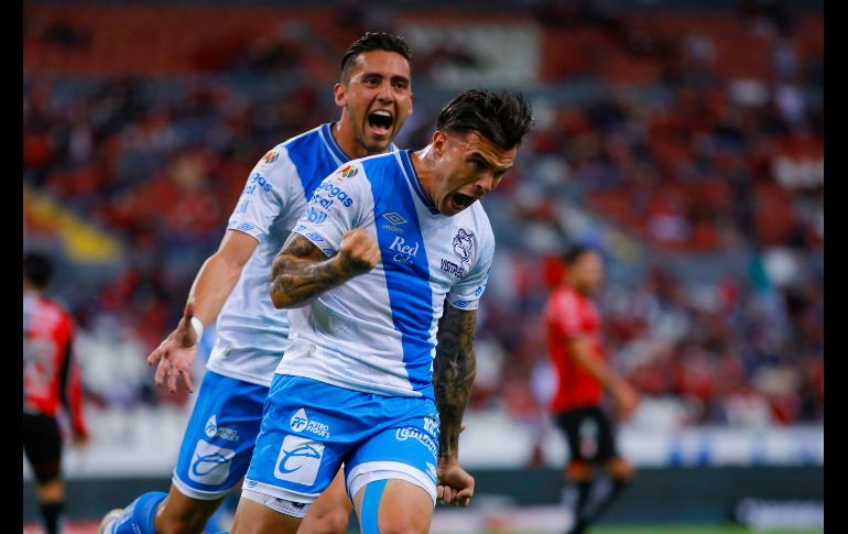 LEY DEL EX. Cristian Tabó marcó el único gol del encuentro en los minutos finales del primer tiempo. IMAGO7