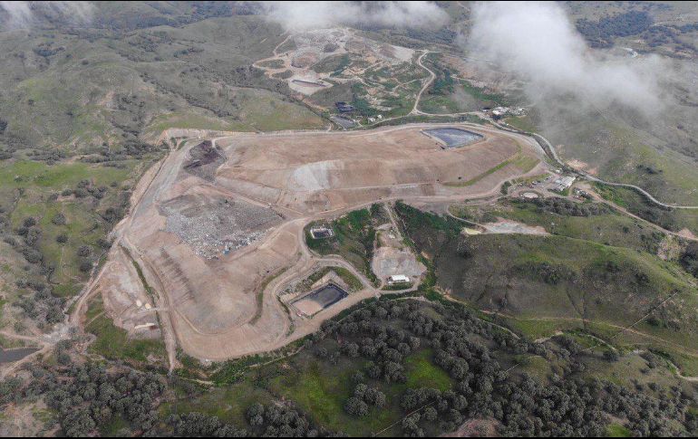 Imagen del relleno sanitario de Picachos. ESPECIAL /