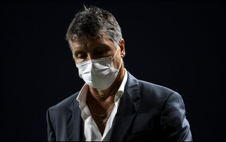 LO VEÍA VENIR. Apenas ayer, el charrúa aseguró que los malos resultados lo hacían pensar que la directiva podía tomar una decisión contra él en el futuro inmediato. IMAGO7