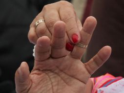 A escala nacional la tasa de matrimonios por cada mil habitantes de 18 años o más fue de 3.82, lo que representa una disminución de dos unidades respecto a 2019. AP / ARCHIVO