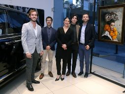 Jean Lachapelle, José Parra, Katerine Bergengruen, Eduardo Ruiz y Daniel Parés GENTE BIEN JALISCO/CLAUDIO JIMENO