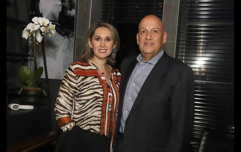 Elka Bouttier y Víctor Arriola. GENTE BIEN JALISCO/ CLAUDIO JIMENO
