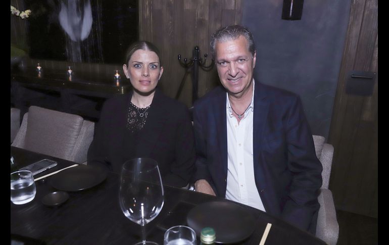 Yvonne Calderón y Luis Aguilar. GENTE BIEN JALISCO/ CLAUDIO JIMENO