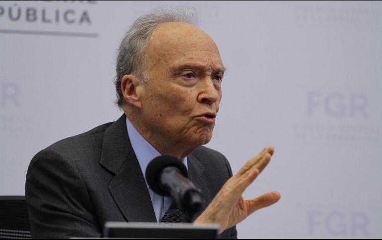 Gertz Manero viajó a Washington para la reunión con el fiscal de Estados Unidos. NTX/ARCHIVO