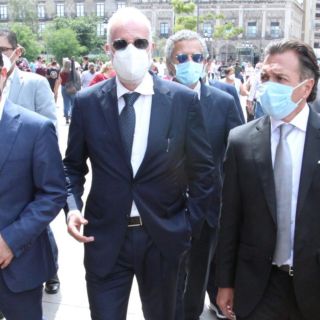 Raúl Padilla acude a tomas de protesta de Frangie y Lemus