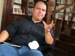 Hiram Ruvalcaba destacó que su libro de sobre todo de personas de sectores marginados. ESPECIAL