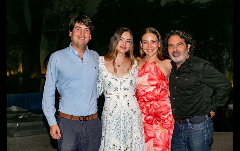 Marcos Dau, Mishelle Orozco, Alejandra Dau y Marcos Dau GENTE BIEN JALISCO/JORGE SOLTERO