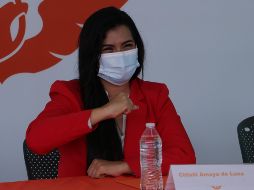 Citlalli Amaya aseguró que el video que motivó la anulación no tenía nada que ver con su campaña. TWITTER/CitlalliAmaya