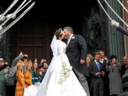 La ceremonia se llevó a cabo en la catedral de San Isaac. REUTERS