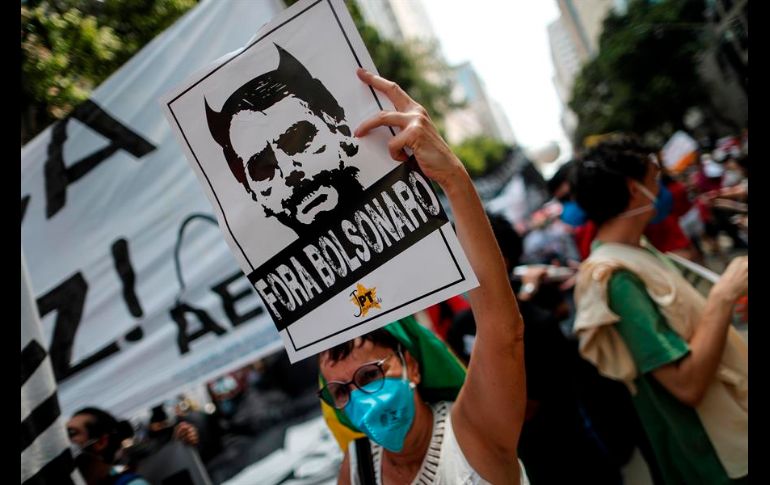 Las protestas fueron convocadas por partidos de izquierda y algunos movimientos sindicales ligados al Partido de los Trabajadores del expresidente Lula da Silva. EFE/A. Lacerda