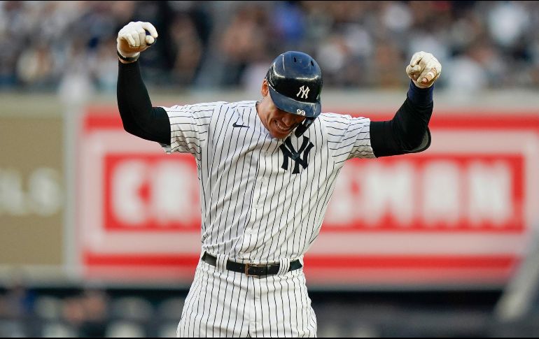 Aaron Judge produjo la carrera de la victoria. AP/F. FRANKLIN