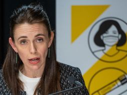 Ardern declaró que los confinamientos estrictos por COVID-19 podrán terminar cuando el 90% de la población vacunable tenga la pauta completa. AP/M. Mitchell