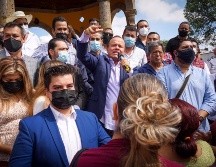 Alberto Maldonado (c) insistió en que lo avalado este lunes violenta sus derechos constitucionales. TWITTER/@BetoMaldonado_