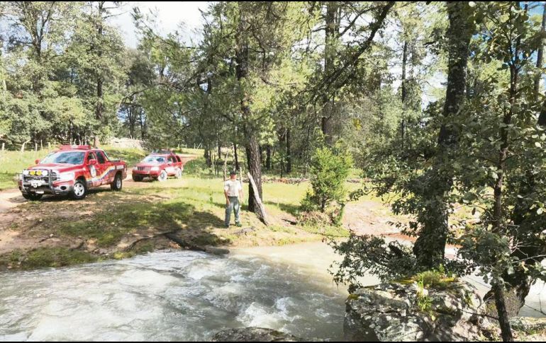 Comunidad wixárika de ChonacatA.  Un bebé de un año murió arrastrado por la corriente el pasado 17 de septiembre. ESPECIAL