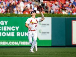 Tyler O’neill. Como bujía con los Cardenales, estuvo presente en las 17 victorias hibanadas. AFP