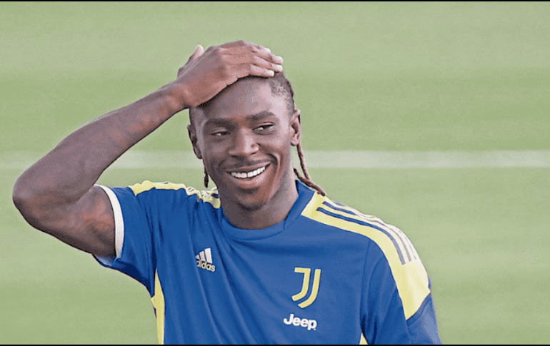 Moise Kean. El delantero de la “Juve” ocupará el lugar de Ciro Immobile. AFP