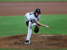 Este martes, con un interesante duelo de pitcheo entre Gerrit Cole (foto) y Nathan Eovaldi abrirán los playoffs en las Grandes Ligas 2021. AFP / ARCHIVO
