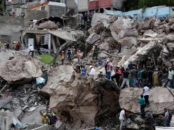 La zona evacuada es vigilada las 24 horas al día por la policía municipal, estatal, elementos del Ejército Mexicano y la Guardia Nacional. XINHUA/ARCHIVO
