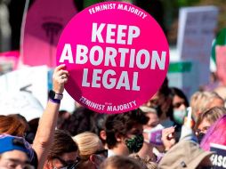 En la manifestación se recordó la posibilidad de que antes del próximo mes de julio el Tribunal Supremo de EU anule la ley que legalizó el aborto en 1973, dada la mayoría de jueces conservadores que forman parte de ese órgano legislativo. EFE / ARCHIVO
