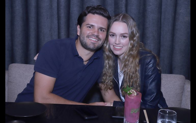 Diego Santoscoy y Daniela Bravo. GENTE BIEN JALISCO/ CLAUDIO JIMENO