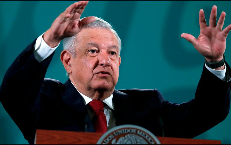 AMLO afirmó que no hace falta ningún acuerdo ni nada a cambio con los legisladores porque ellos tendrán que explicar el voto que emitan. EFE / M. Guzmán