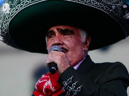 Muchos consideran a Vicente Fernández el cuarto “gallo”, uno de los mejores cantantes mexicanos de todos los tiempos. EL INFORMADOR / ARCHIVO