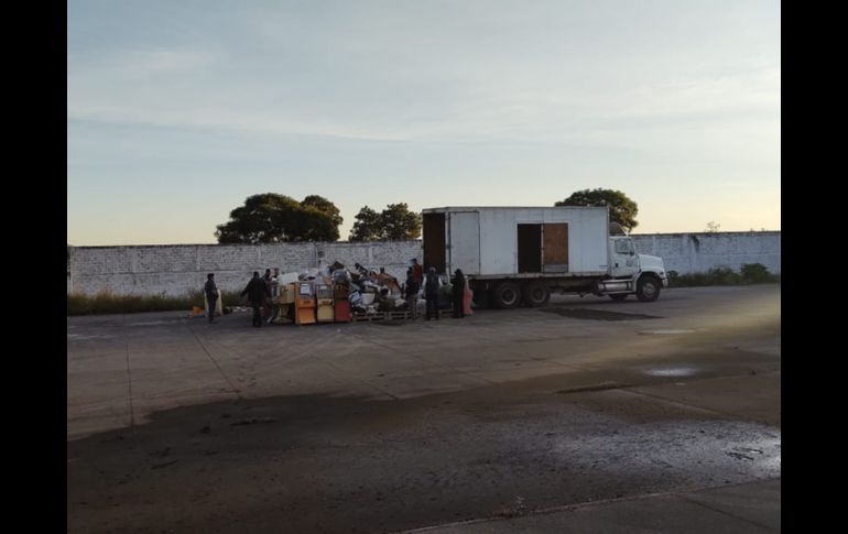 El evento de incineración se llevó a cabo en el sitio de usos múltiples de la FGR Jalisco, ubicada en el municipio de Zapopan. ESPECIAL/FGR Jalisco