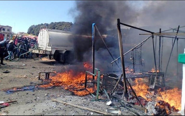 Debido a la fuerza de la explosión, ocupantes de las casas aledañas resultaron heridos. SUN/ARCHIVO