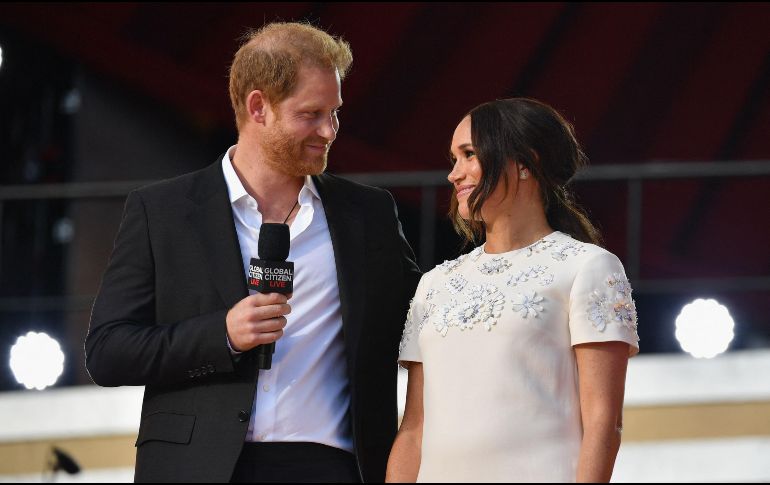 Continúa el debate en torno a Lilibet Diana, hija de Meghan y Harry, sobre si será bautizada en el Reino Unido con la familia real o en Estados Unidos. AFP/A. WEISS