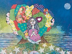 Material reutilizado. Moná aprovechó aquellos objetos que le servían para expresarse a través del arte. Cortesía