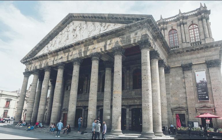 Teatro Degollado. Recinto donde la Orquesta Filarmónica de Jalisco ofrecerá el tercer concierto de su última temporada de 2021. El Informador/ G. Gallo