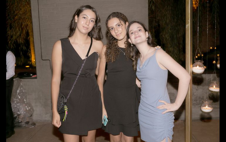 Isabella Padilla, Andrea Landeros y Macarena Fuentes. GENTE BIEN JALISCO/ JORGE SOLTERO