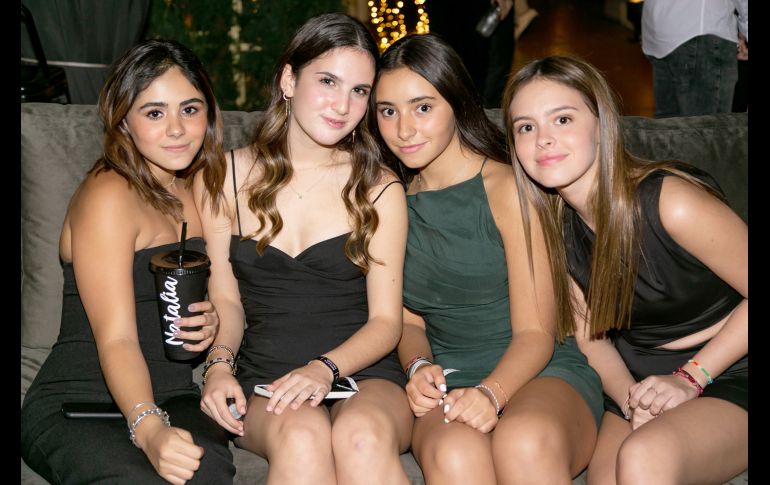 Natalia Álvarez, Cristina Díaz, Luciana Leaño y Miranda González. GENTE BIEN JALISCO/ JORGE SOLTERO