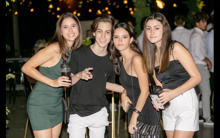 Isabel Martínez del Campo, Pablo Aceves, Regina Álvarez y Mariana Mundo. GENTE BIEN JALISCO/ JORGE SOLTERO