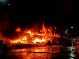 Tragedia. Hasta el momento, van 46 muertes contabilizadas por el incendio en Taiwán. EFE