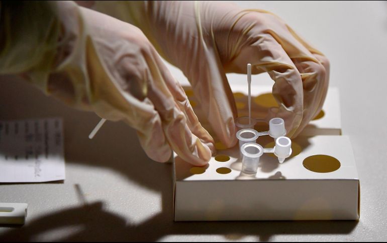 Según ese estudio del University College London, la prueba rápida de antígenos es un 80% efectiva a la hora de detectar una infección de COVID-19. EFE/ARCHIVO