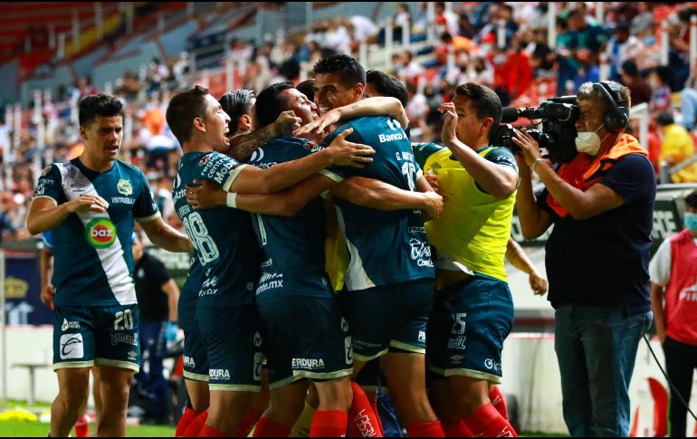 Puebla ahora tiene 15 puntos con los que se coloca en la décima posición a la espera de los demás resultados de la Jornada 13. IMAGO7