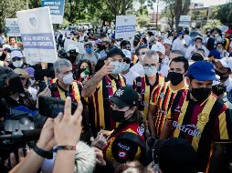 Con caminata, protesta la UdeG contra recorte