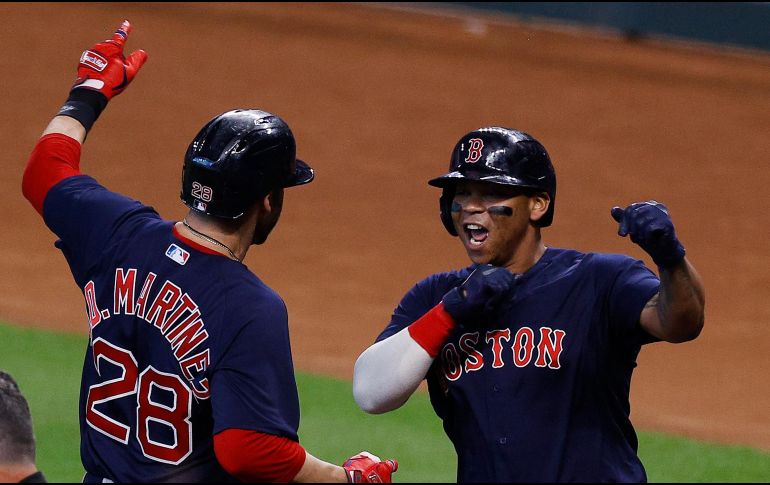 J.D. Martínez conectó uno de los dos Grand Slams. AP/K. COX