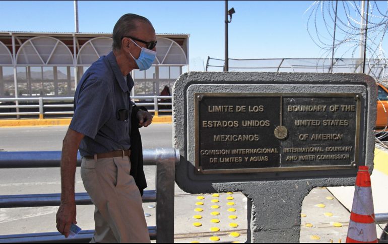 Cruce. Las fronteras terrestres México y Estados Unidos permanecían cerradas desde marzo de 2020. EFE