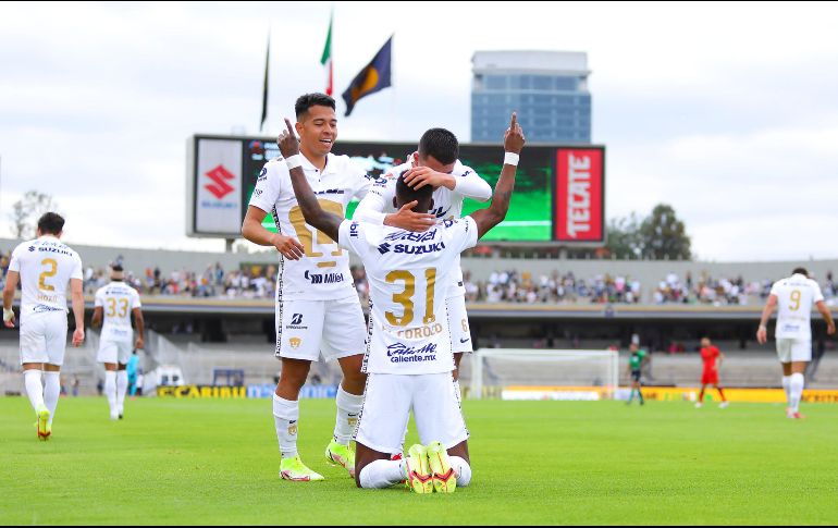 IMPULSO. Pumas aún está fuera de los puestos de Liguilla, pero con la victoria y el regreso de su afición, las aspiraciones aumentan. IMAGO7